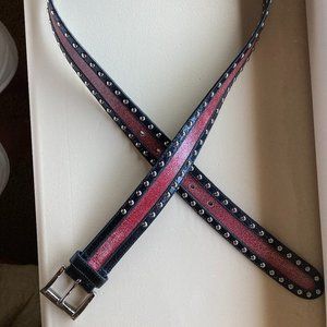 Studded Leather Prada Belt NWOT Size 90/36